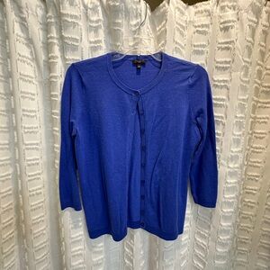 Talbots Royal Blue Knit Top